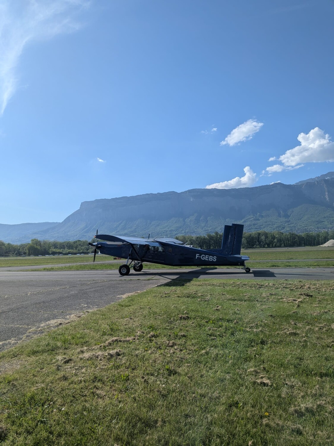 pilatus pour embarquement saut en parachute Grenoble le Versoud